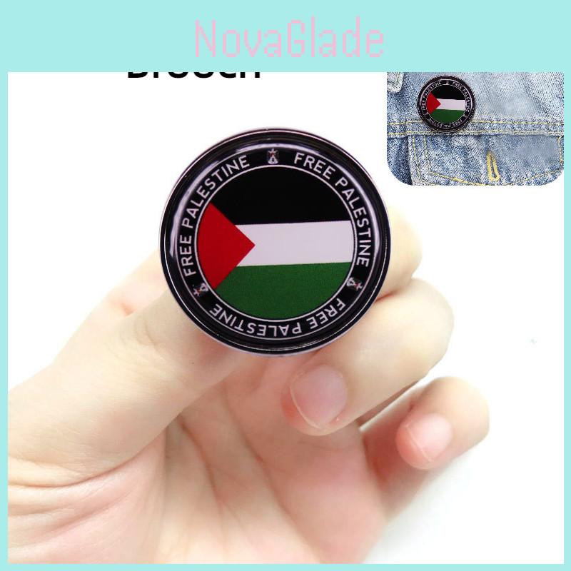 Palestinian Flag Pin Alloy Badge Jewelry For Men And Women European-american Style