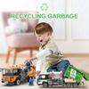 Awesome City Town Sanitation Garbage Truck Vehicle Car Building Blocks Kits Bricks Classic Model Assemble Toys for Boys Gift