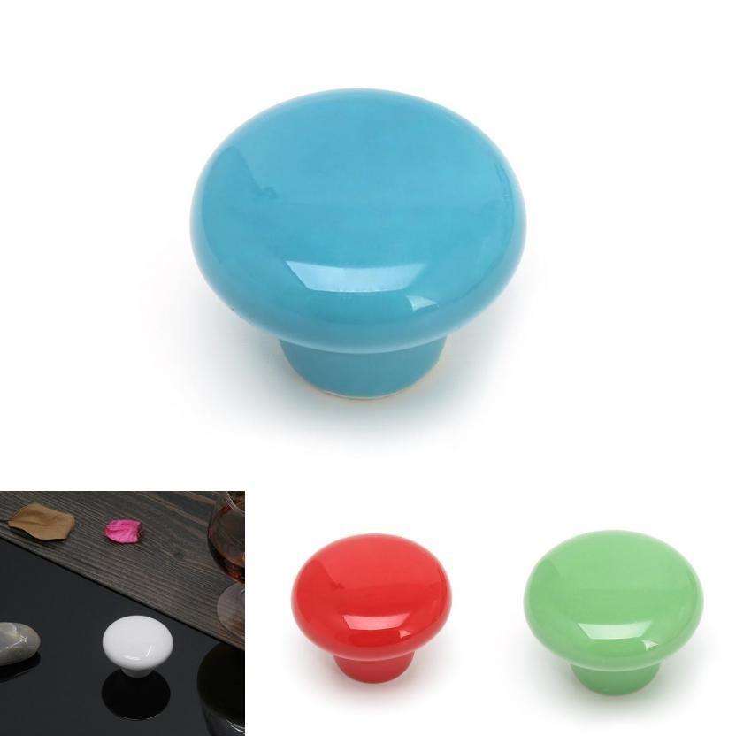 Premium Quality Candy Color Ceramic Knobs For Cabinets And Closets