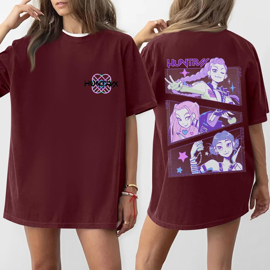 Women's Round Neck Printed Short-sleeved T-shirt Top