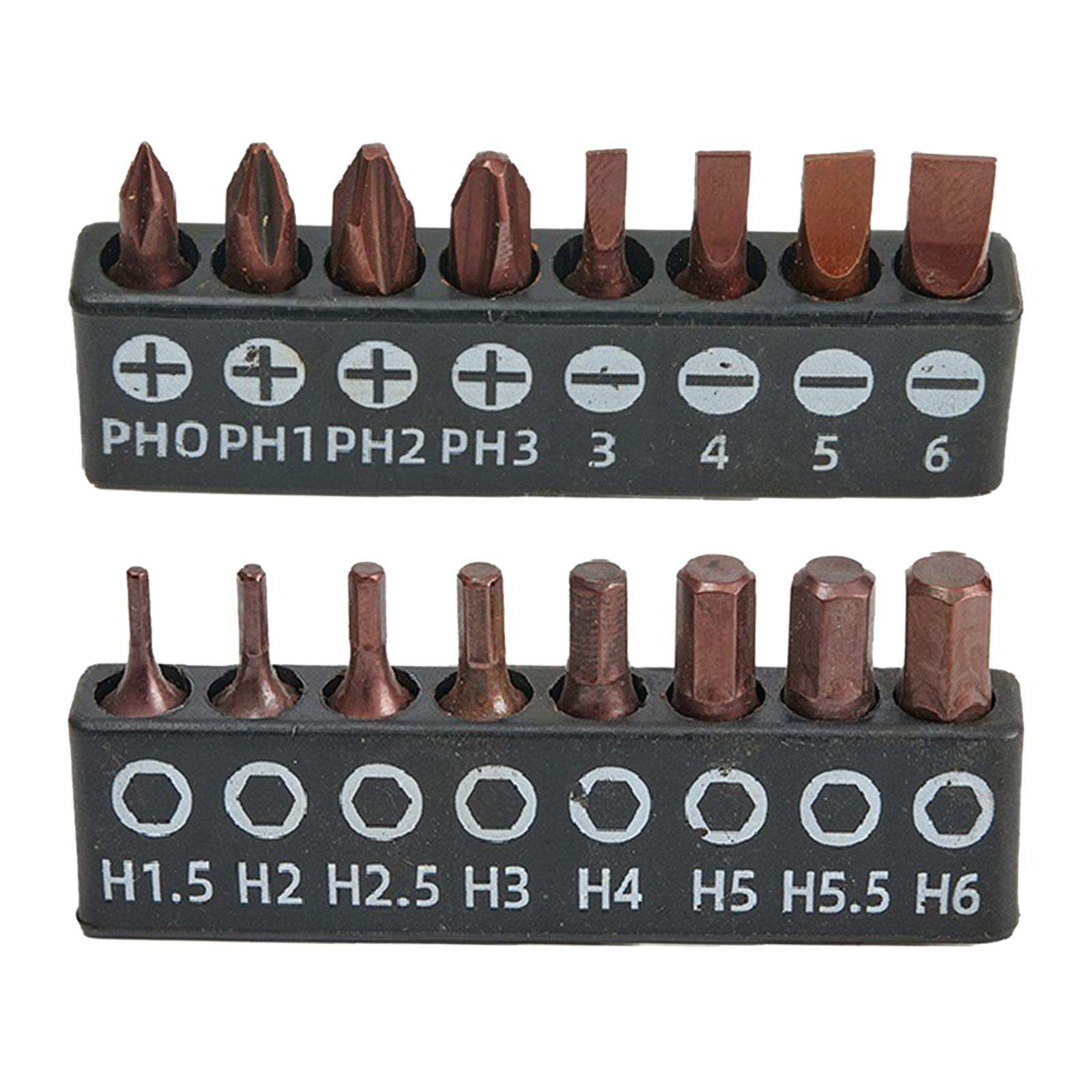 

16pcs Screwdriver Bit Anti Slip Used Cross Slotted