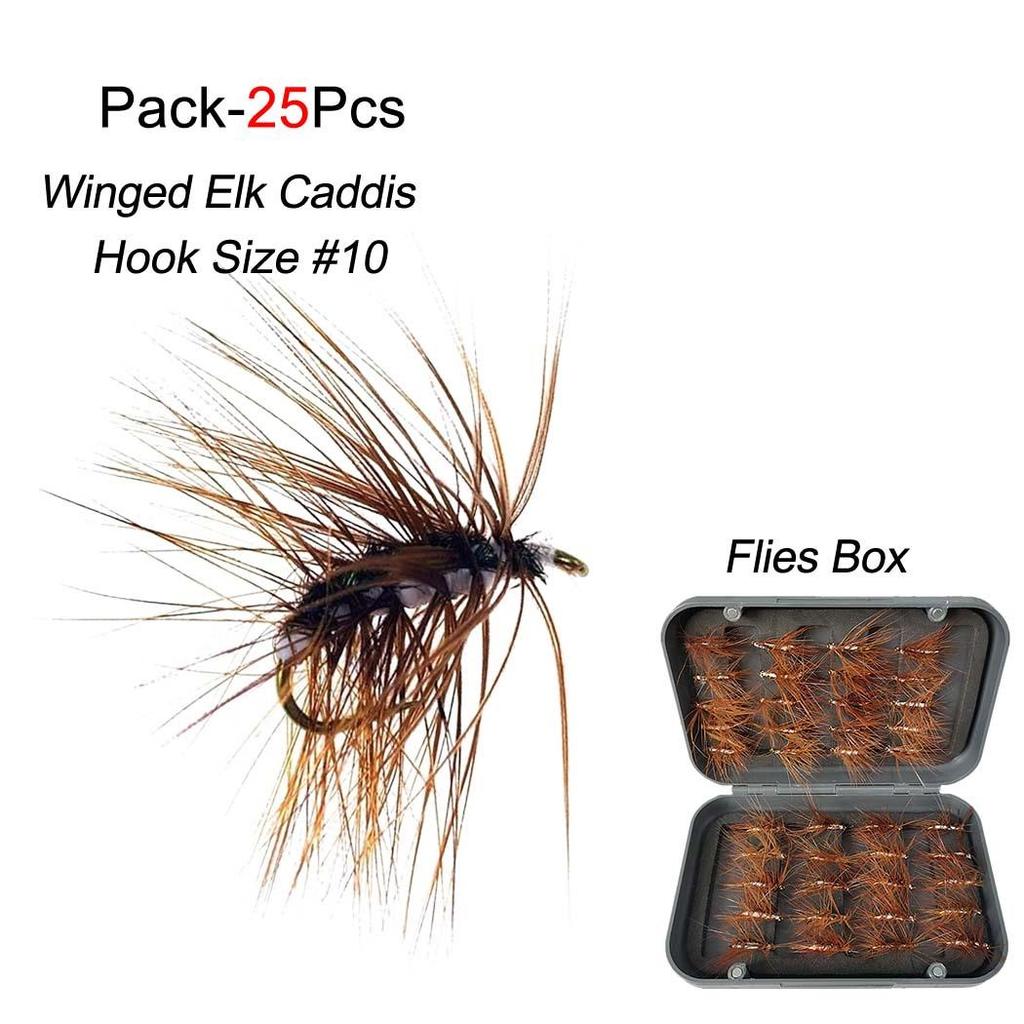 5/10/25/Pcs/Box 3 Different Style Fly Fishing Lure Bait Trout with Hook Fly Fishing Nymph Dry Flies Fishing Flies Bait Insect Lure