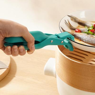 Anti-Scald Hot Plate Gripper, Non-Slip Silicone Tongs For Oven Microwave Cooking And Serving Bowls Drop Shipping