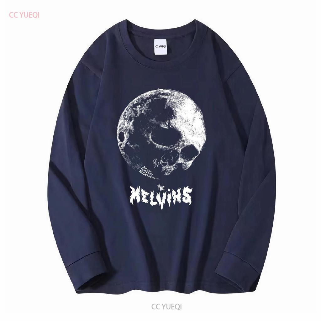 Inspired The Melvins Band For Fan Black All Size T Shirt KH1231 long sleeves vintage Washed Casual homme Top For Everyday Wear