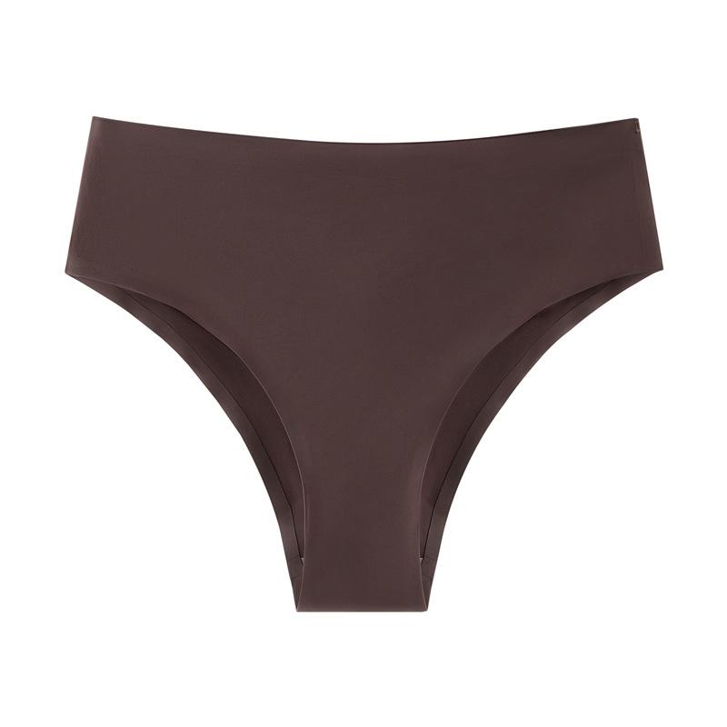 Ice Silk Underwear Quick Dry Panties Seamless Panties Fitness Breathable Mid-waist Briefs Women