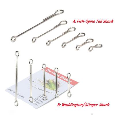 20pcs Stainless Steel Articulated Fish Spine Multi-Jointed Streamer Fly Tying 10-55mm Sizes Saltwater Finesse Changer