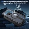 KEYSION Hollow Heat Dissipation Case for Redmi Note 15 Pro+ 5G 15 Pro 4G Magnetic Cooling Hide Stand Shockproof Phone Back Cover