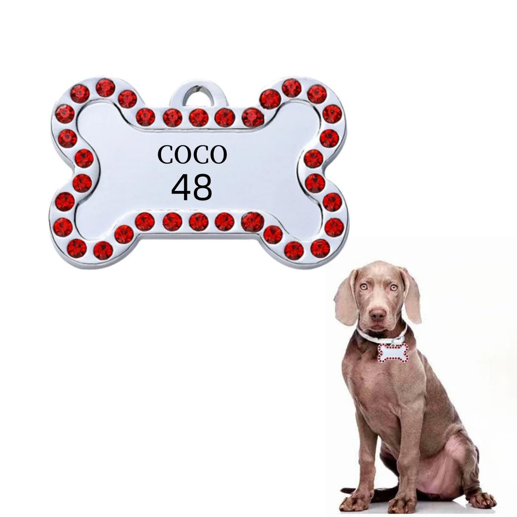 Bronze VIP Individuell Gravierbar Haustier ID-Marke Personalisierte Hausnummer Hund Katze Namensschild Halsband ID Anhänger