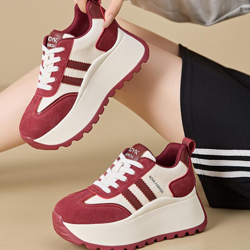 Women's Autumn German Training Shoes Thick Sole Height Increase Forrest Gump Shoes Running Sports Casual Dad Shoes