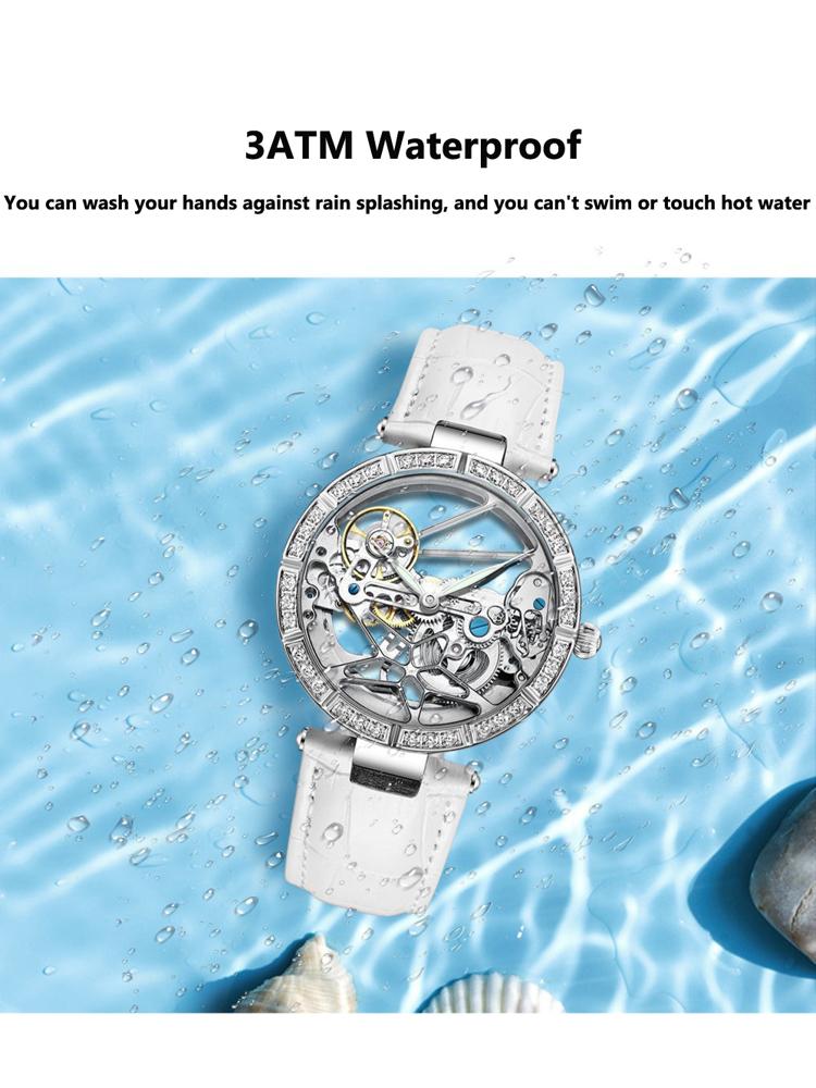 New Women's Watches Luxury Tourbillon Style Original Automatic Mechanical Watch for Woman Waterproof Ladies Watch Reloj