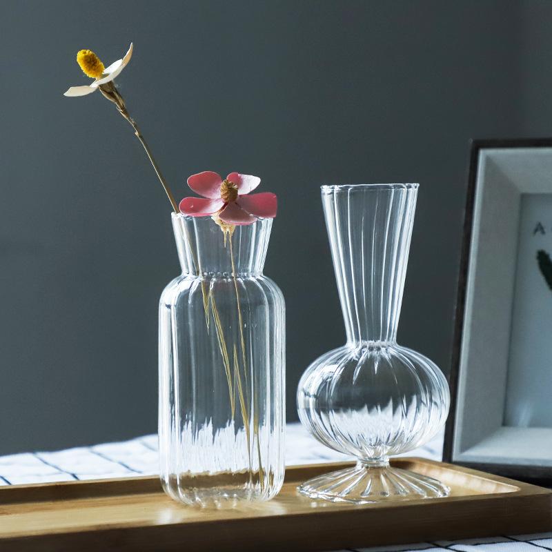 Transparent Hydroponic Vases Container Bottle Plant Arrangement Glass Table Creative Terrarium Nordic Flower Pot