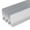 4x Roof Diverter with 32 Screws, Aluminum Rain Gutter Valley Roofing Guards, Splash
