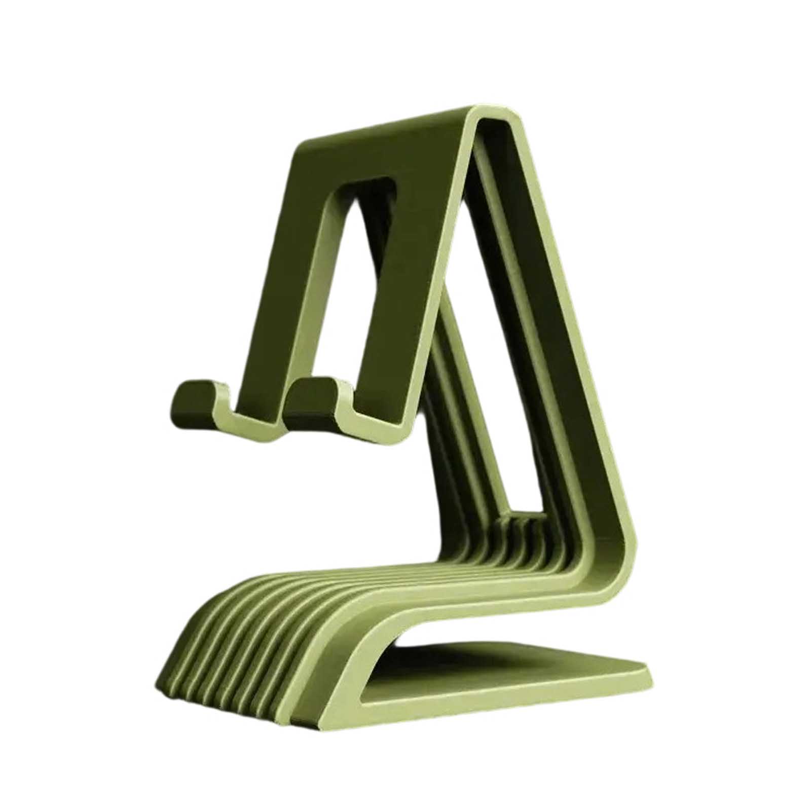 

Onami Phone Holder Stand Wave Pattern Design Adjustable Desk Mount Mobile Device Cradle Compatible with Smartphones and Small Tablets One Size