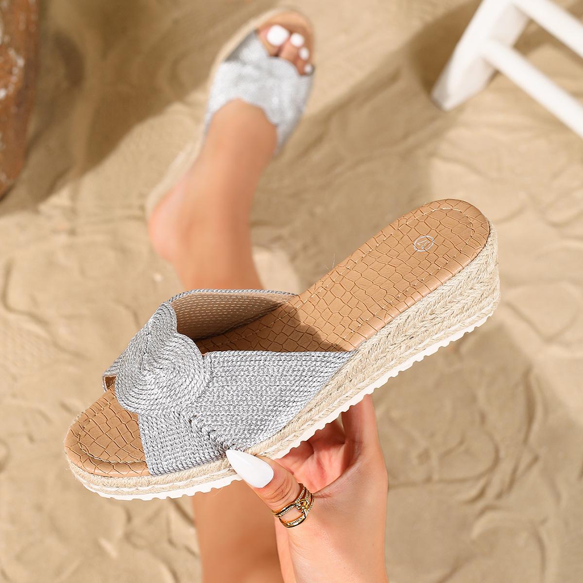 New European American Fashion Wedge Platform Sandals - Women s Sexy Simple Design 39