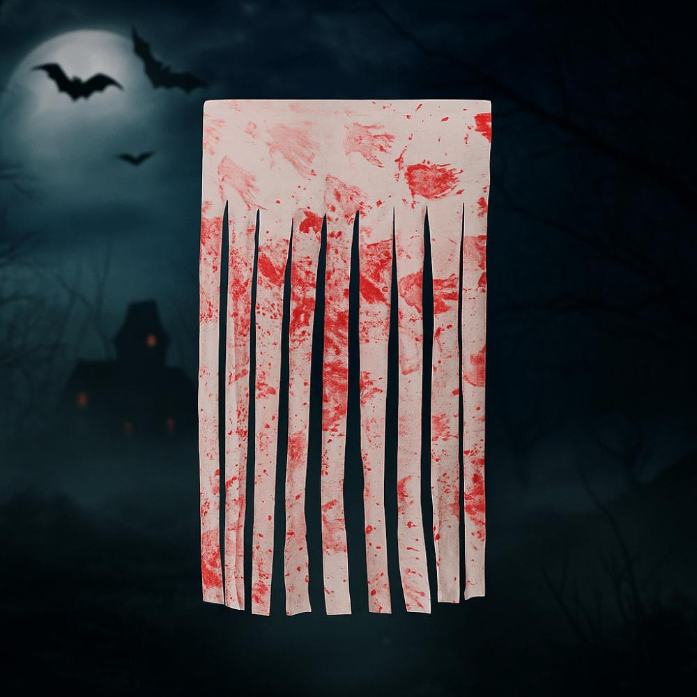 Scary Theme Halloween Doorway Curtains Hanging Halloween Tapestry  Window