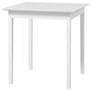 Tavolo da cucina Tavolo da pranzo Tavolo quadrato, design moderno, 75 cm x 75 cm x 76 cm, Bianco