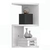 A95I-Corner Shelf Corner Punching-Free Corner Bookshelf Kitchen Triangle Cabinet Storage Rack