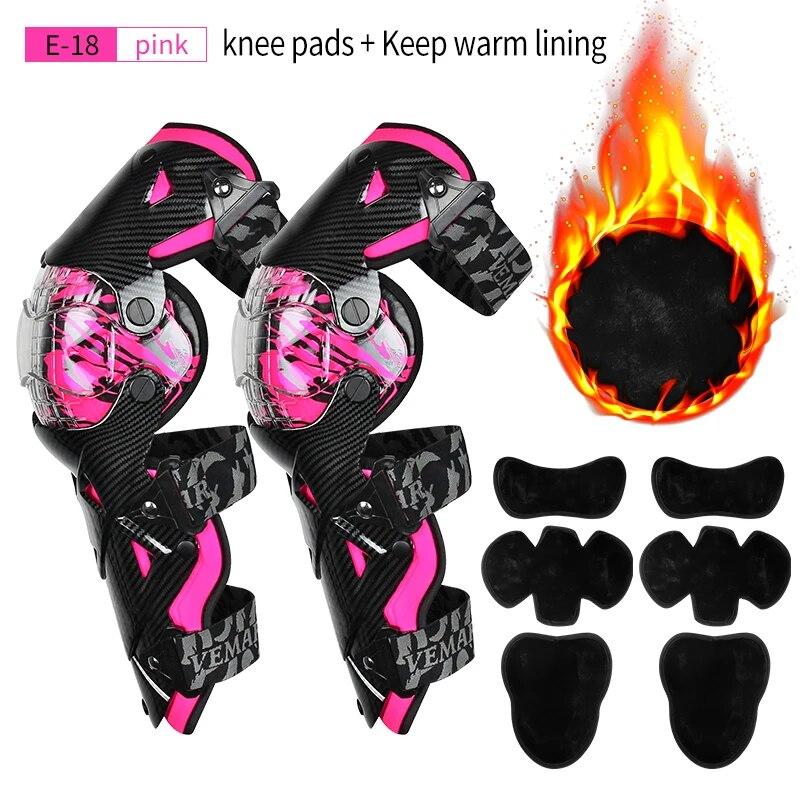 

Vemar E-18 Наколенники для взрослых, защитные от падения Rodilleras one size розовый
