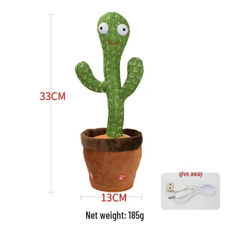 USB Charging Dancing & Singing Cactus Toy