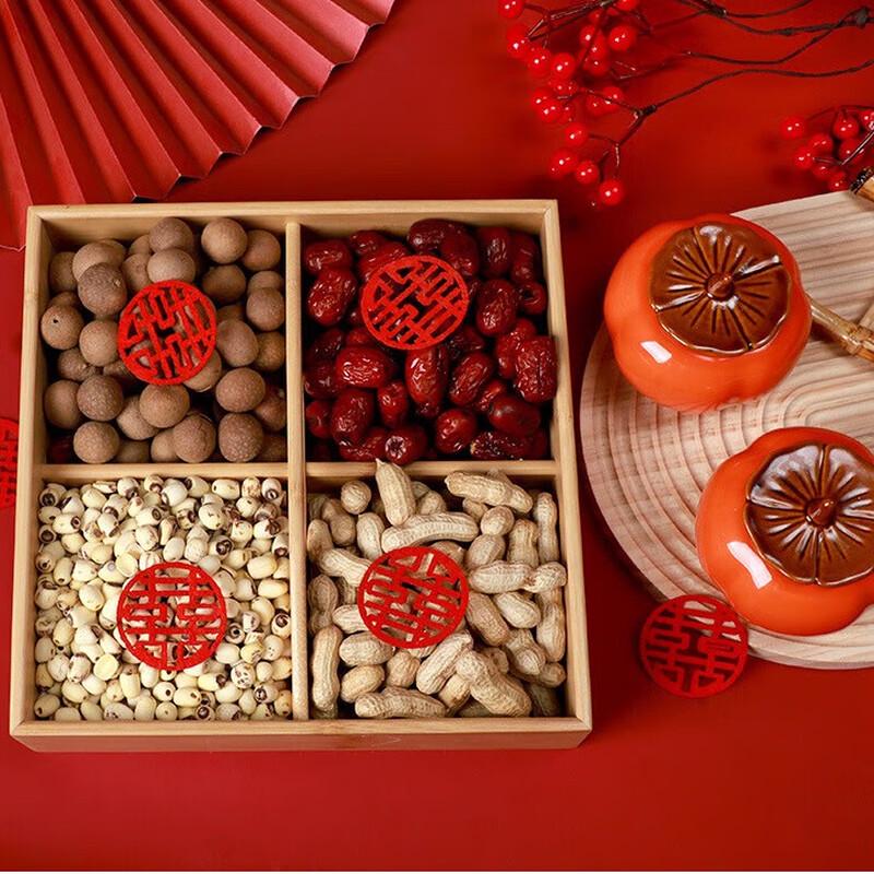 Wooden Engagement Desktop Decoration with Early Childbirth Blessing