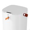 Papperskorgen, beröringsfri burk med lock, Smart Induktion Stor Kapacitet, för