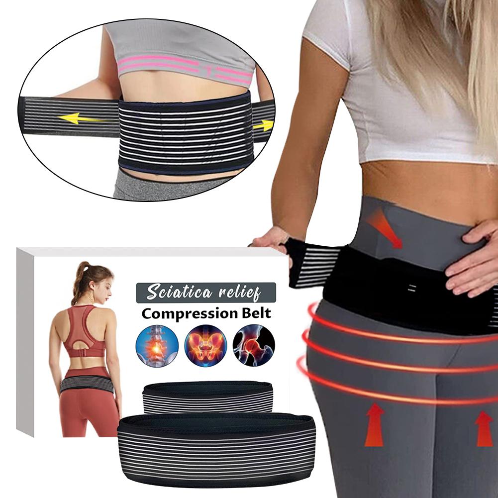 113cm Pelvic Support Belt Breathable Lumbar Vertebra Ache Corrective Band Pain Relief Anti-Slip for Pelvic Bone Correct