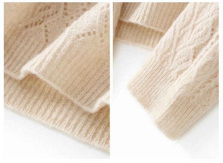 2026 New Elegant Loose Knit Women's Sweater – 100% Pure Wool
