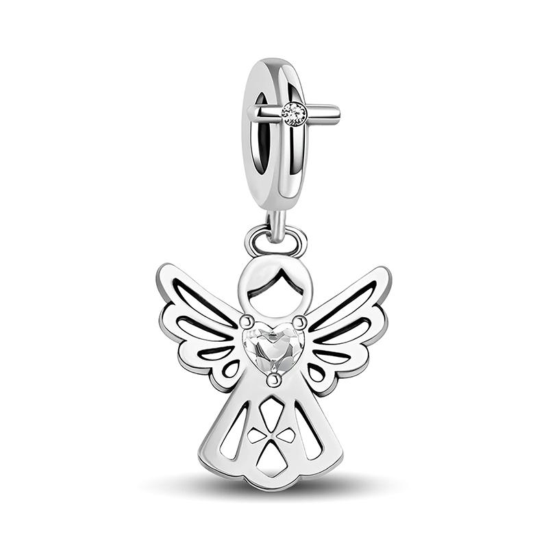 Copper Cross Angel Bible Series Charms Bead Diy Bracelet Necklace Making Gift Of High Quality Fine Jewelry