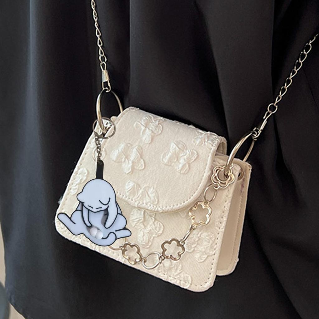 Interaktiver Katzenanhänger mit lustigen drehbaren Kugeln Tieranhänger Schlüsselanhänger-Zubehör Ausgefallenes Zubehör für Rucksack Handtasche