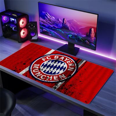 FC Bayern Munich Print  Cushion Non-slip Laptop Tablet Big Mousepad XXL Mat Mini PC Playmat With Lock Edge