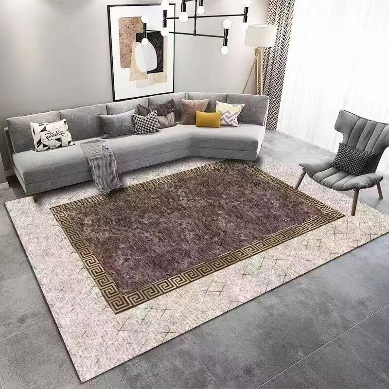 Living Room Carpet Dirt Resistant and Easy To Maintain Bedside Carpet Sofa Coffee Table Large Area Carpet
