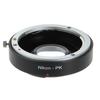 Adapter Ring Infinity Focus with Glass for Nikon F AI Mount Lens To Pentax PK K K110D K200D K20D Camera