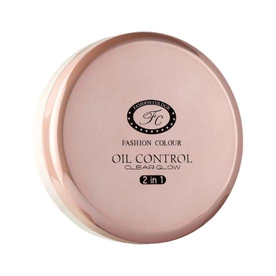 Poudre 2 en 1 FASHION COLOUR Oil Control | Avec miroir et houppette | Contrôle du sébum et de la transpiration | Longue tenue | Teinte 03