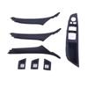 7Pcs Left/Right Hand Drive For BMW 5 Series F10 F18 10-17 Car Interior Inner Door Handle Panel Pull Trim Cover Kit