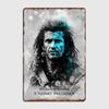 Braveheart Metal Sign Mural Painting Printing Pub Garage Wall Mural Tin Sign Posters