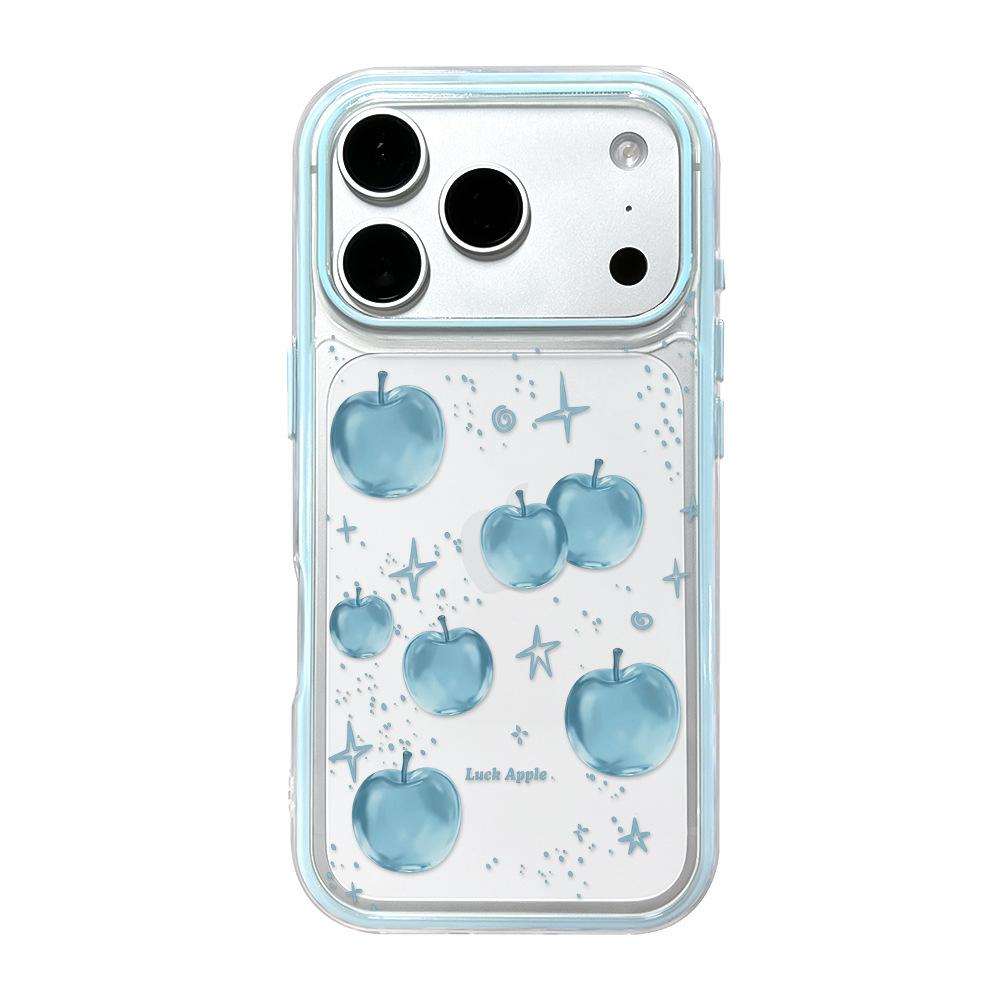 Star Apple Applicable Apple Huawei Mate Transparent Anti-drop iPhone17/16promax Mobile Phone Case Spring