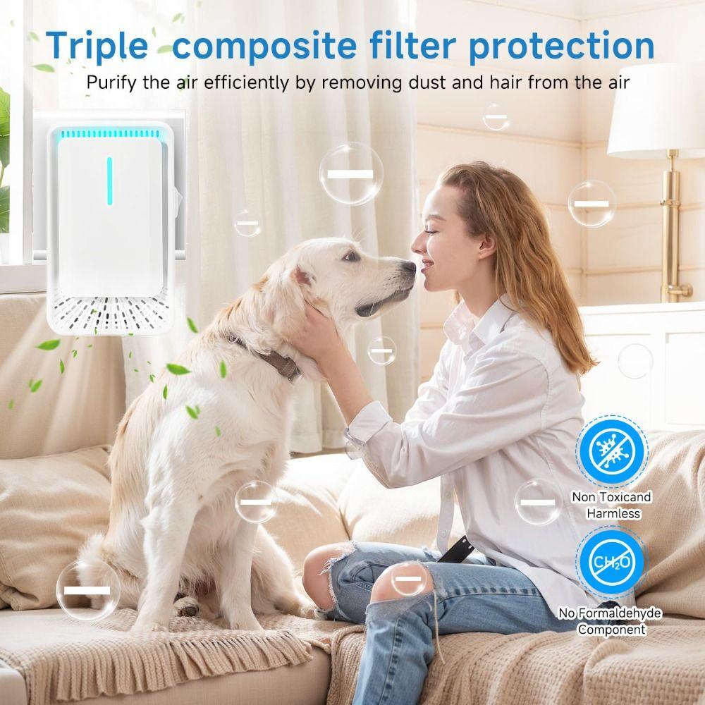 Portable Mini Mini Air Cleaner Filterless Design Air Deodorizer  Office Environment