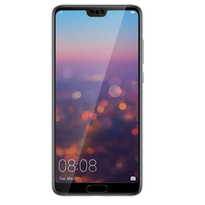 Tempered Glass - Phonillico® - Huawei P20 PRO - Black Edge - Ultra Resistant - Screen Protector