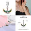 925 Silver Virgin Goddess Blessing Dangle Prayer Angel Pendant Charms Fit Original Necklace Bracelet DIY For Women Gift