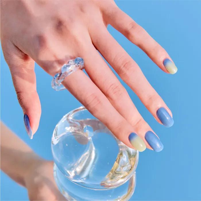 Blue Hawaii Gel Nails