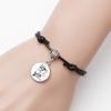 Stylish Support Autism Black Bracelet Unisex Design Commemorative Jewelry