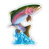 Self-adhesive Decal Jumping Northern Pike Walleye Fish Car Sticker Waterproof Auto Decors on Bumper Rear Window Motorcycle #SJ10