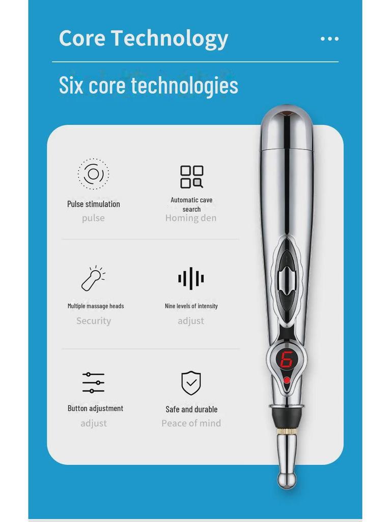 Electric Meridian Acupoint Massage Pen