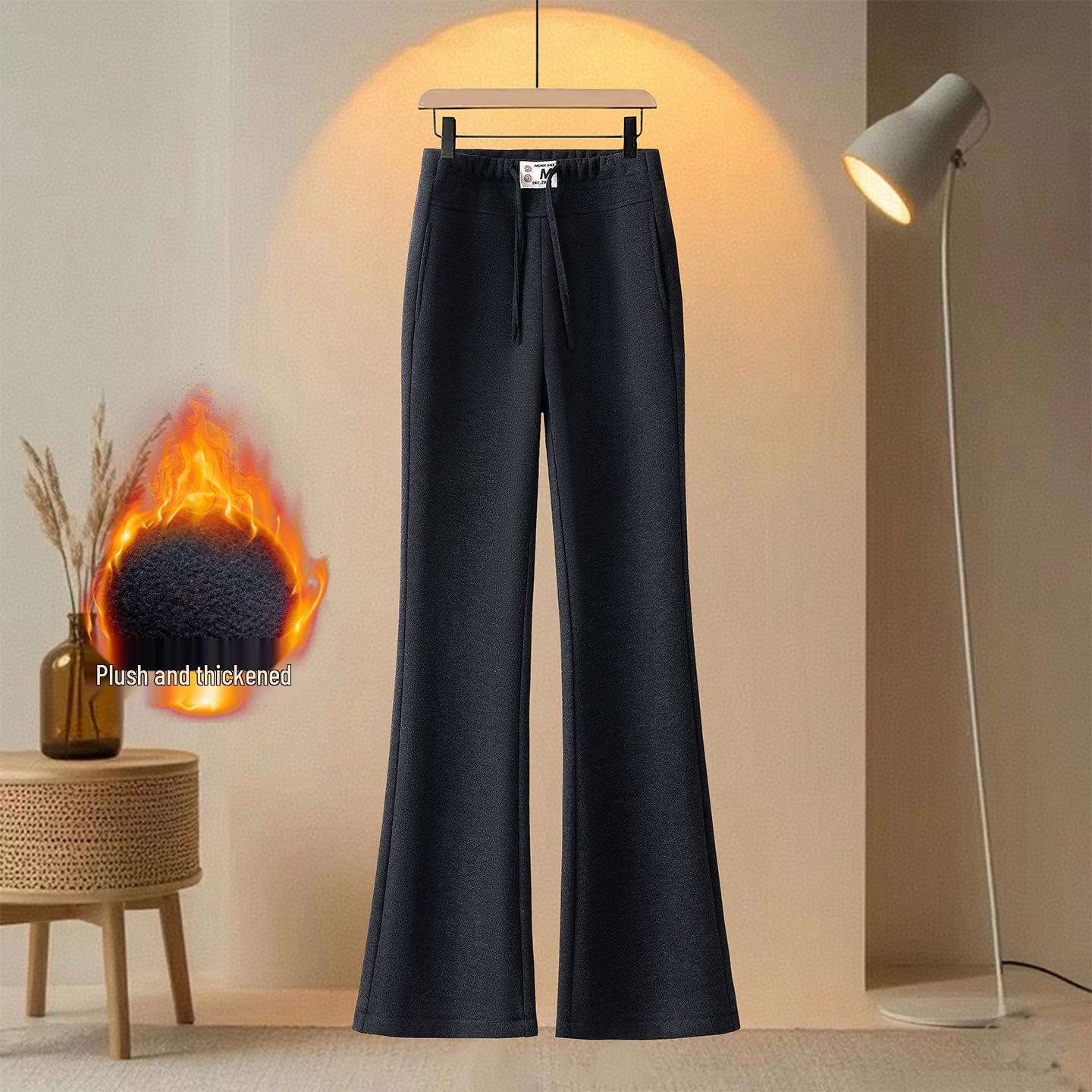 

Women s Fashionable High-Waisted Micro-Flare Pants: Slimming and Versatile for Spring/Autumn 2026 3XL /31 [For 135-145 kg]