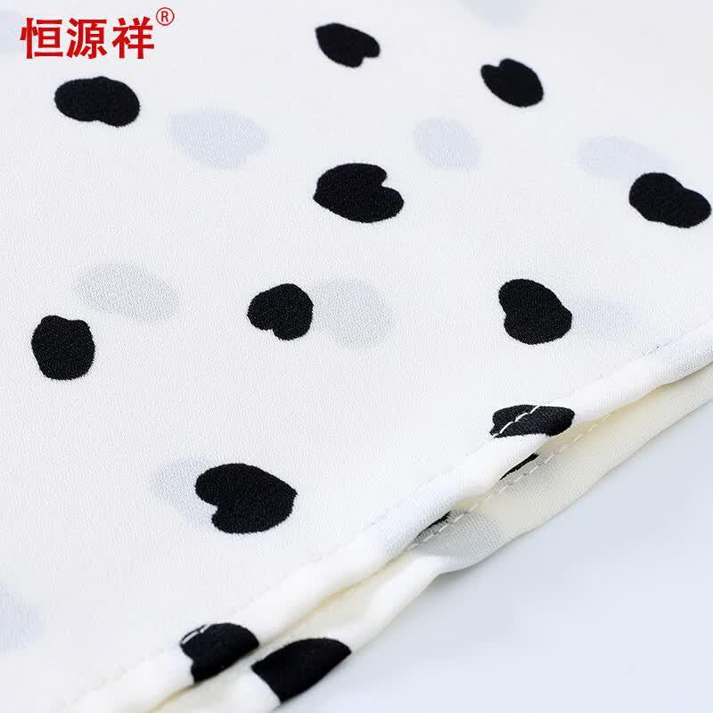 Abito midi a pois elegante Hengyuanxiang