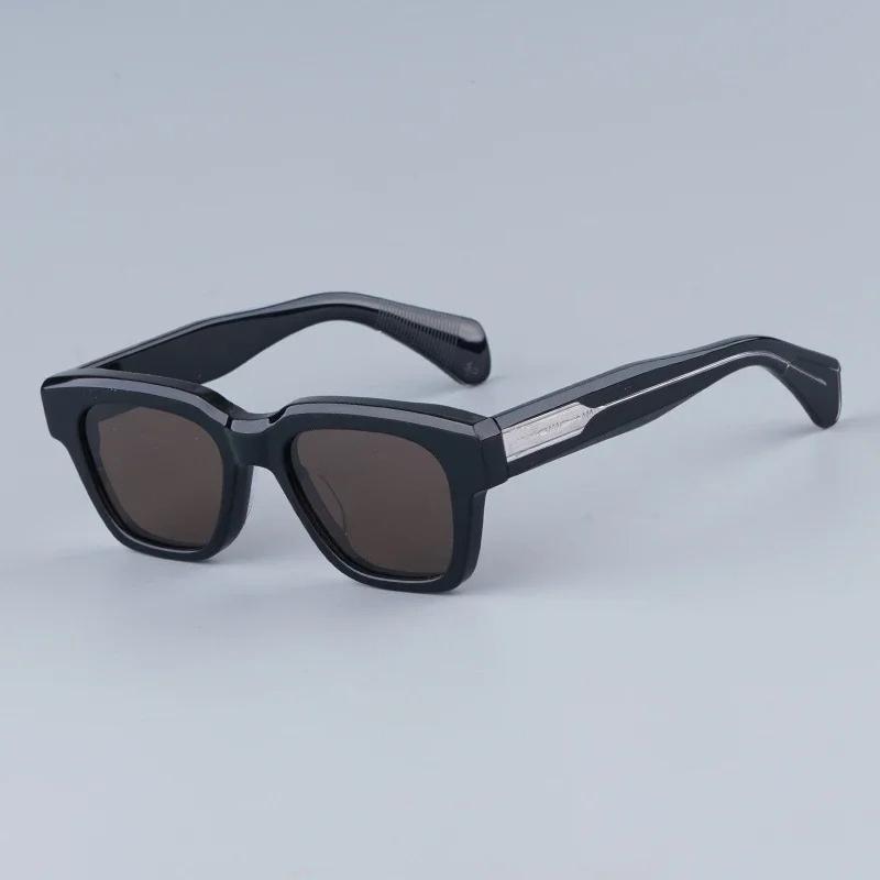 JMM Fellini Sunglasses Square High Quality High Street Punk Uv400 Men and Women Eyeglasses for Optical Prescripiton with Case