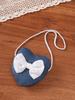 Fashion Big Bow Decor Ruffle Cami Top Denim Lace Trim+Shorts for 0-3Y Baby Girl 2Pcs Outfit Summer Sleeveless Infant Casual Clothes Set