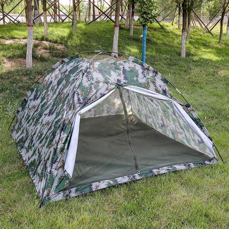 Wes Dual-Season Double-Layer Camouflage Camping Tent