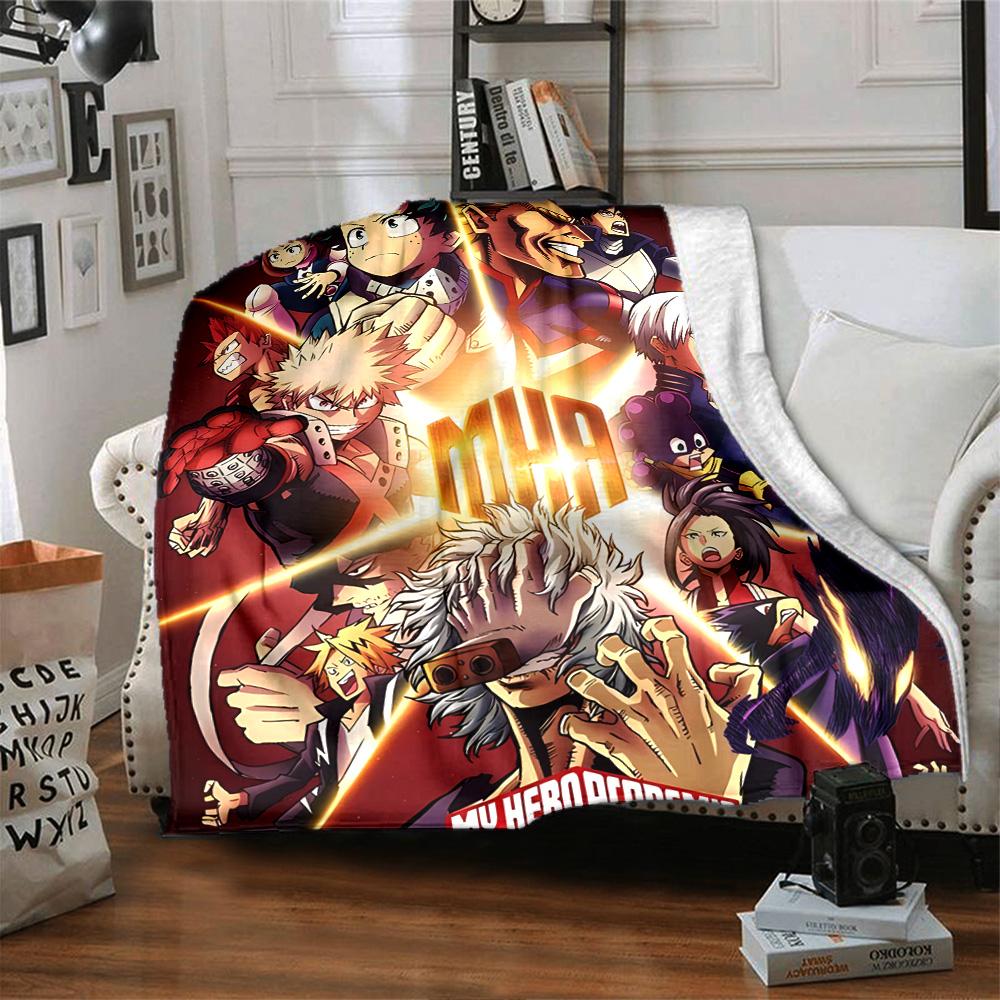 Heroic Adventures Unite Flannel Blanket Super Soft Warm Cozy Blanket For Sofa Bed Office Travel Allseason Home Decor Gift