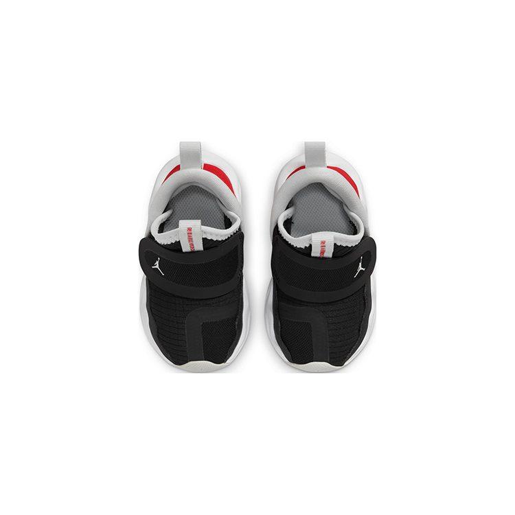 Jordan 23/7 Fabric Vintage Slip Resistant Abrasion Resistant Low top Toddler Shoes Black Red White DQ9294-061
